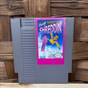 Heavy Shreddin' Video Game NES Cartridge - Gray